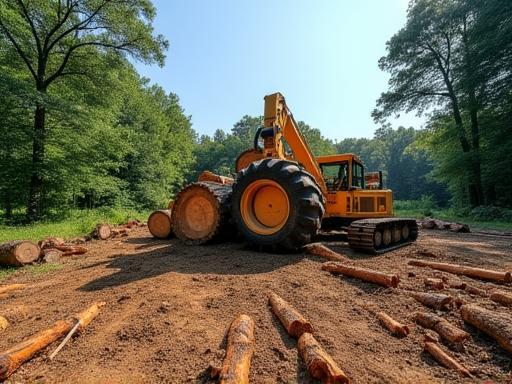 Photo showing the successful completion of a challenging large tree removal project